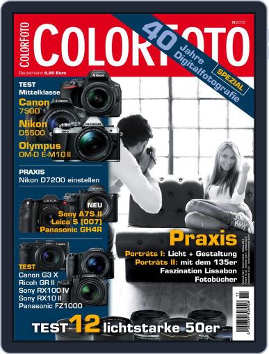 Colorfoto October 7th, 2015 Digital Back Issue Cover