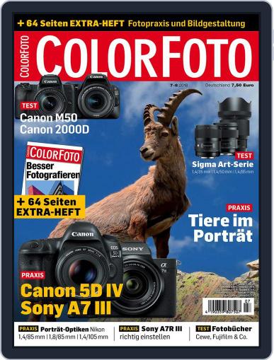 Colorfoto July 1st, 2018 Digital Back Issue Cover
