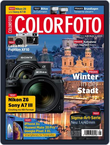 Colorfoto January 1st, 2019 Digital Back Issue Cover