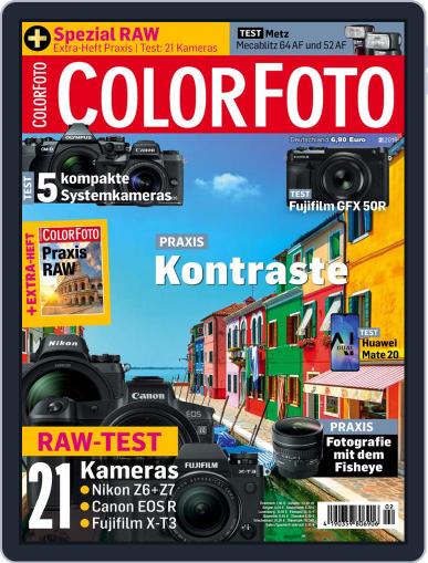 Colorfoto February 1st, 2019 Digital Back Issue Cover