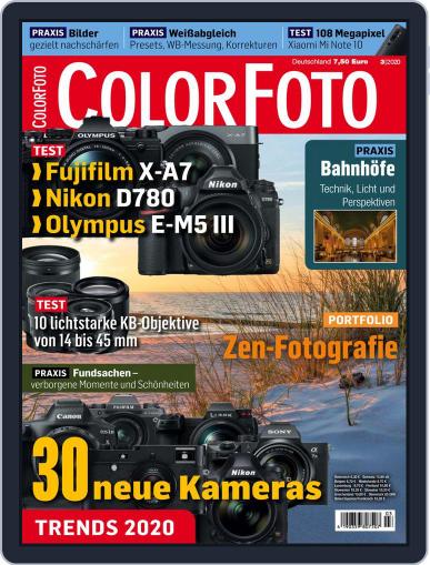 Colorfoto March 1st, 2020 Digital Back Issue Cover