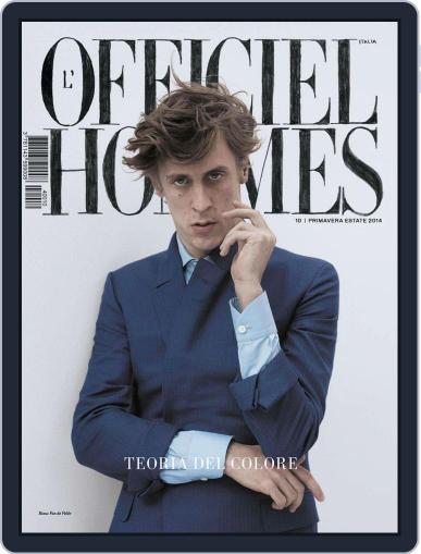 L'Officiel Hommes Italia February 18th, 2014 Digital Back Issue Cover