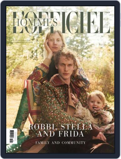 L'Officiel Hommes Italia November 5th, 2018 Digital Back Issue Cover