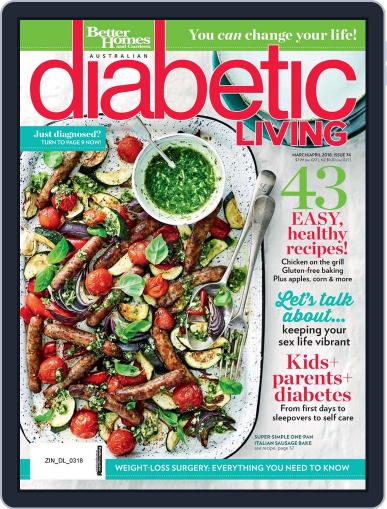Diabetic Living Australia March 1st, 2018 Digital Back Issue Cover