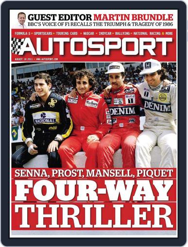 Autosport August 18th, 2011 Digital Back Issue Cover