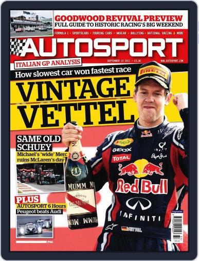 Autosport September 15th, 2011 Digital Back Issue Cover