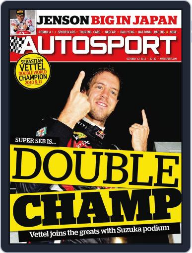 Autosport October 13th, 2011 Digital Back Issue Cover