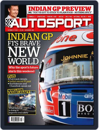 Autosport October 27th, 2011 Digital Back Issue Cover