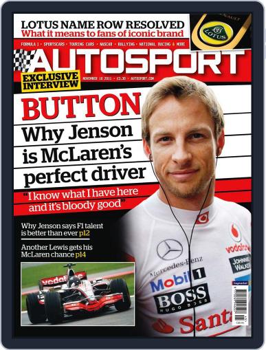Autosport November 9th, 2011 Digital Back Issue Cover