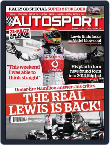 Autosport November 16th, 2011 Digital Back Issue Cover