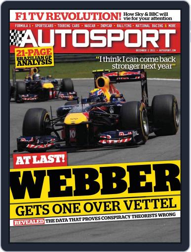 Autosport November 30th, 2011 Digital Back Issue Cover