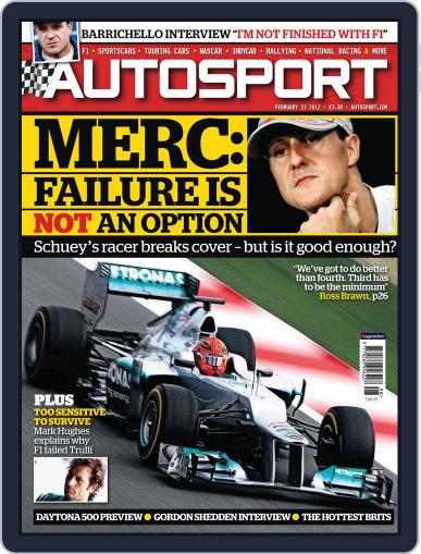 Autosport February 23rd, 2012 Digital Back Issue Cover