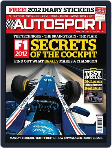 Autosport March 1st, 2012 Digital Back Issue Cover