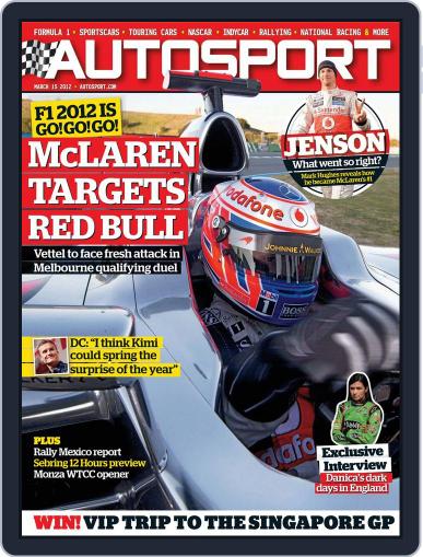 Autosport March 15th, 2012 Digital Back Issue Cover