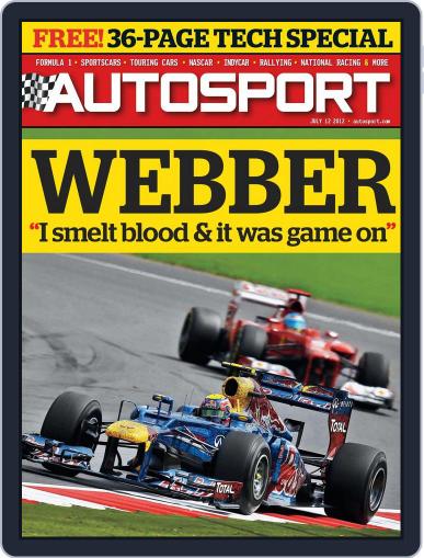 Autosport July 12th, 2012 Digital Back Issue Cover