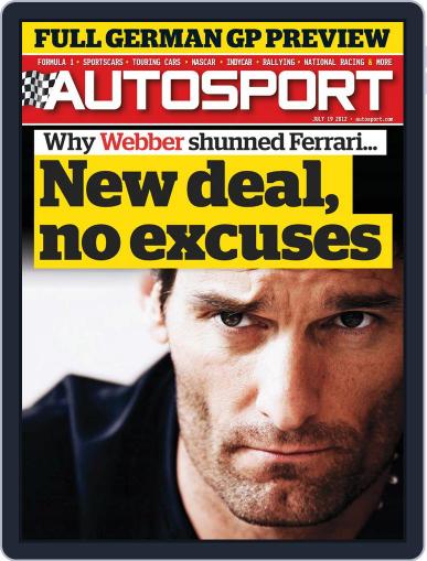 Autosport July 19th, 2012 Digital Back Issue Cover