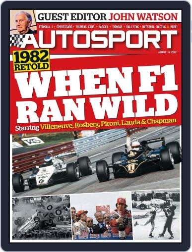 Autosport August 16th, 2012 Digital Back Issue Cover