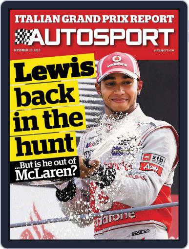 Autosport September 13th, 2012 Digital Back Issue Cover
