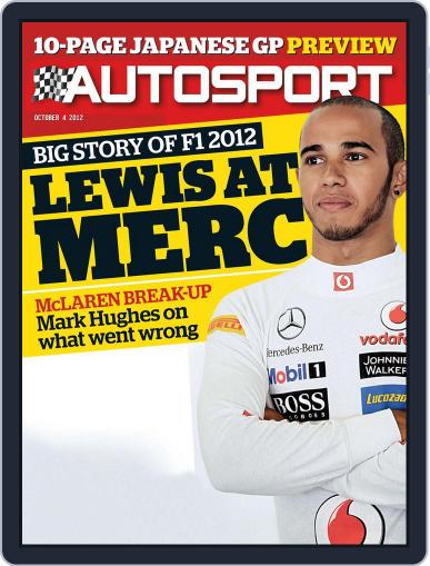 Autosport October 4th, 2012 Digital Back Issue Cover