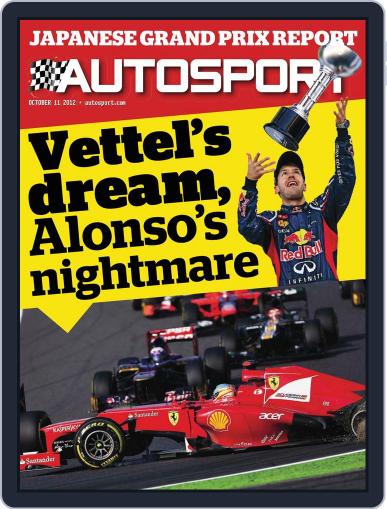 Autosport October 11th, 2012 Digital Back Issue Cover