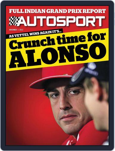 Autosport November 1st, 2012 Digital Back Issue Cover