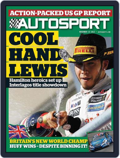 Autosport November 22nd, 2012 Digital Back Issue Cover