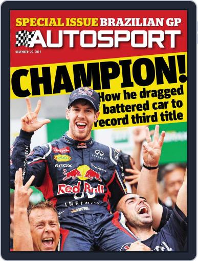 Autosport November 29th, 2012 Digital Back Issue Cover