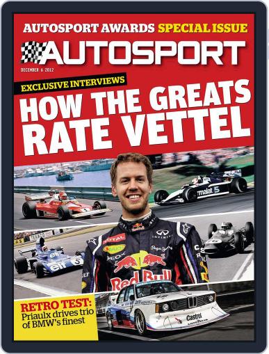 Autosport December 5th, 2012 Digital Back Issue Cover