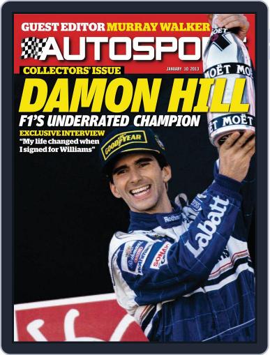 Autosport January 10th, 2013 Digital Back Issue Cover