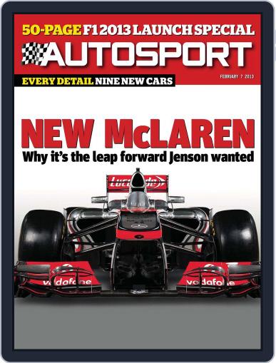 Autosport February 7th, 2013 Digital Back Issue Cover