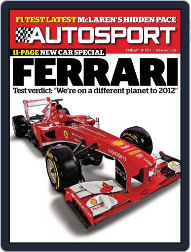 Autosport February 14th, 2013 Digital Back Issue Cover