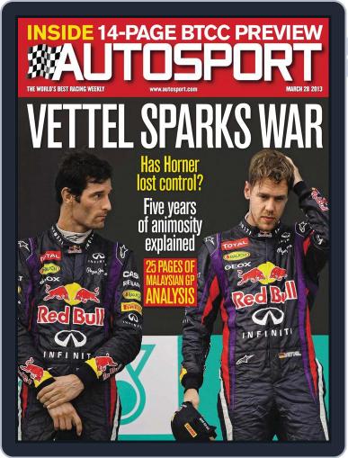 Autosport March 28th, 2013 Digital Back Issue Cover