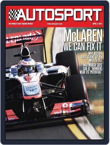 Autosport April 4th, 2013 Digital Back Issue Cover