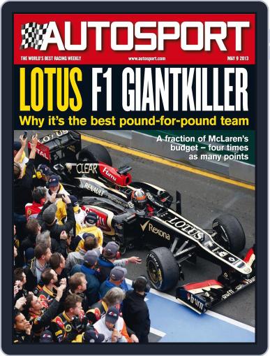 Autosport May 9th, 2013 Digital Back Issue Cover