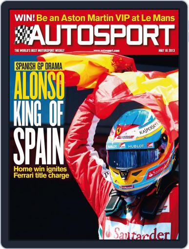 Autosport May 16th, 2013 Digital Back Issue Cover