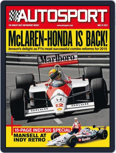 Autosport May 23rd, 2013 Digital Back Issue Cover
