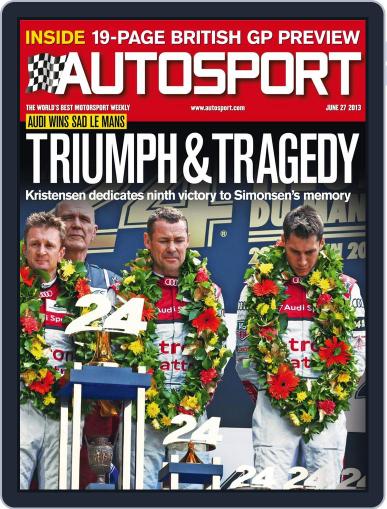 Autosport June 26th, 2013 Digital Back Issue Cover