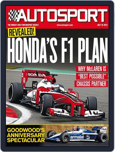Autosport July 18th, 2013 Digital Back Issue Cover