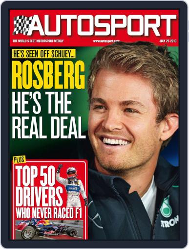 Autosport July 25th, 2013 Digital Back Issue Cover
