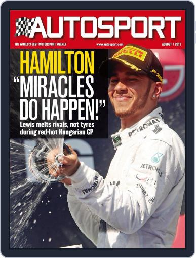Autosport August 1st, 2013 Digital Back Issue Cover