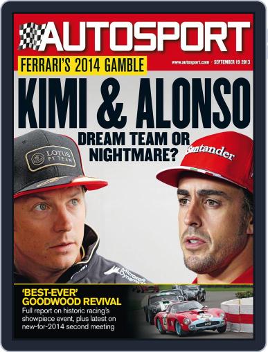 Autosport September 19th, 2013 Digital Back Issue Cover