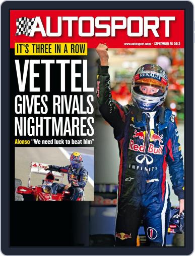Autosport September 26th, 2013 Digital Back Issue Cover