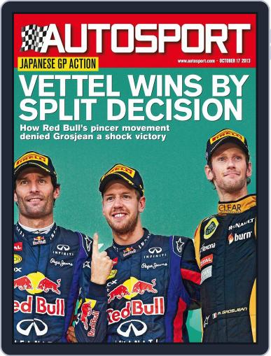 Autosport October 16th, 2013 Digital Back Issue Cover
