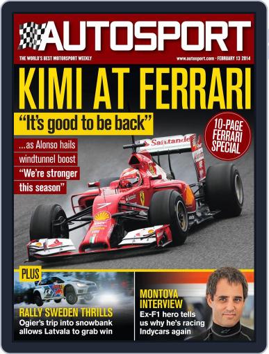 Autosport February 12th, 2014 Digital Back Issue Cover
