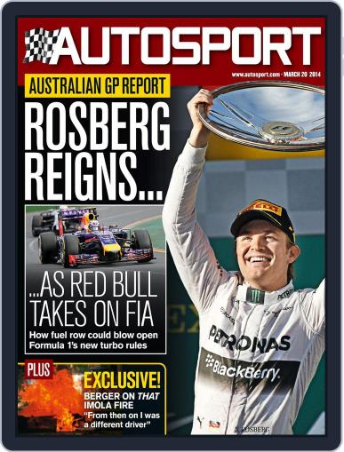Autosport March 19th, 2014 Digital Back Issue Cover