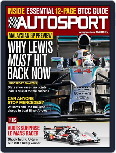 Autosport March 26th, 2014 Digital Back Issue Cover