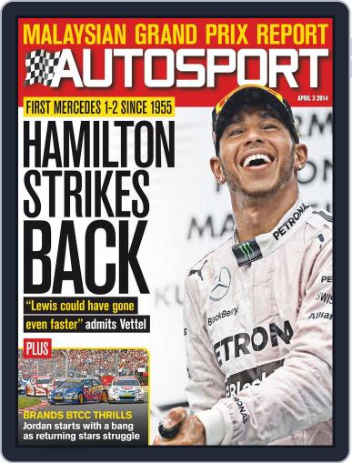 Autosport April 2nd, 2014 Digital Back Issue Cover