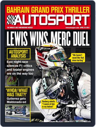 Autosport April 9th, 2014 Digital Back Issue Cover