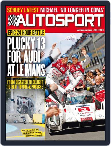 Autosport June 18th, 2014 Digital Back Issue Cover