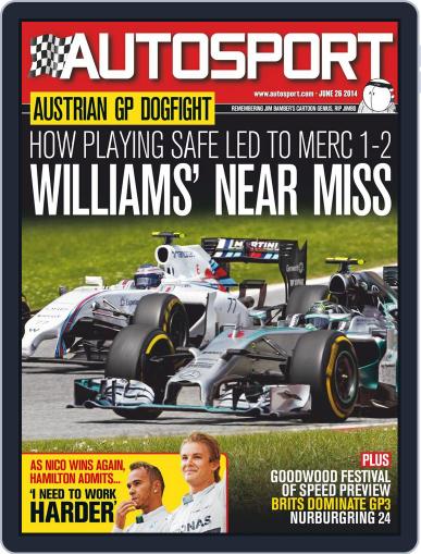 Autosport June 25th, 2014 Digital Back Issue Cover